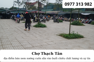 Bánh đa nem Hà Tĩnh: Hương vị đặc trưng tại chợ Thạch Tân Bánh đa nem Hà Tĩnh: Hương vị đặc trưng tại chợ Thạch Tân