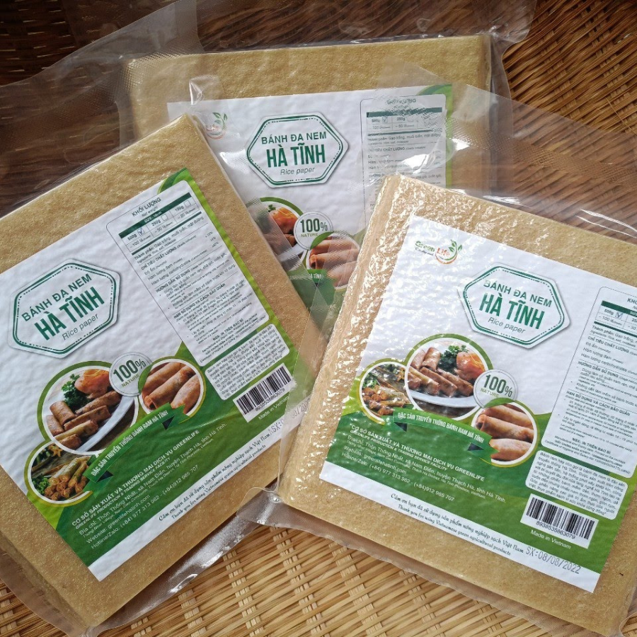 Combo 3 gói Bánh Ram (bánh đa nem) - đặc sản Hà Tĩnh