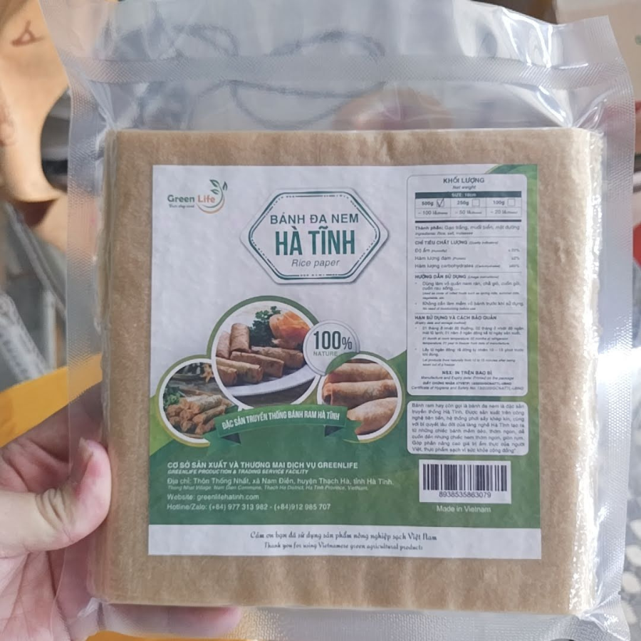 Bánh Ram (bánh đa nem) - đặc sản Hà Tĩnh loại sấy hút ẩm